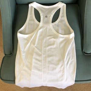 Lululemon white athletic tank top